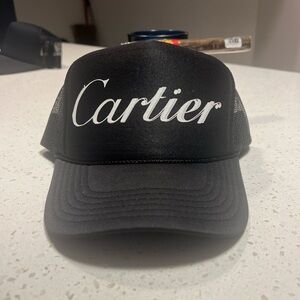 Cartier Black Logo Mesh Cap